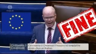 Peadar Tóibín speaks about the fines paid by Ireland to the EU the Pact on Migration amp sovereignty [upl. by Eagle]