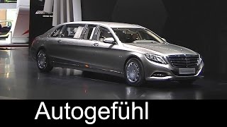 Allnew MercedesMaybach S600 Pullman reveal by Daimler CEO  Autogefühl [upl. by Rolat881]