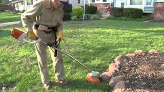 My Grandfather tries out STIHL Lithium Ion Equipment [upl. by Valeria]