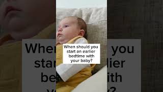 When Should You Start an Earlier Bedtime for Your Baby 🍼 babysleeptips momlife newbornsleep [upl. by Alfy]