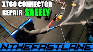 Safely Fixing A 36v Escooter Battery Connector  XT60 Lithium Repair Guide [upl. by Llertnad]