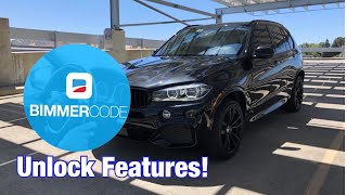 BimmerCode Selections on my BMW X5 F15F16 [upl. by Schouten]