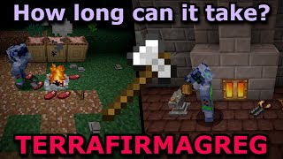 Making Iron Tools in Minecrafts Most Realistic Modpack TFG Part 1 [upl. by Kirven]