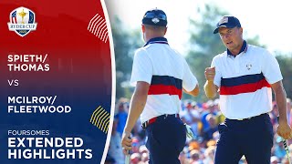 SpiethThomas vs McIlroyFleetwood Extended Highlights  2023 Ryder Cup [upl. by Esilrac]