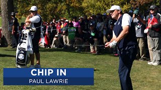 Paul Lawrie CHIPS IN at Medinah  2012 Ryder Cup [upl. by Mair115]