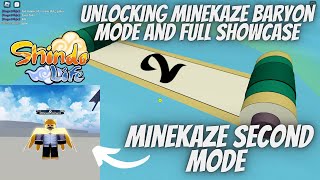 Unlocking quot NEW quot Minakaze Baryon Mode And FULL Showcase in Shindo Life  RELLGames [upl. by Nuahsyd461]