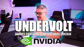 Si tienes una GPU NVIDIA debes hacerle esto YA MISMO Reduce temperaturas consumo y voltaje [upl. by Nalid]