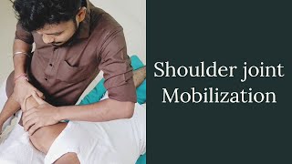 shoulder joint mobilization [upl. by Aikym]