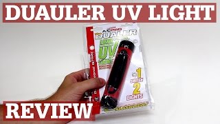 Flashlight Review  The Dualer UV Light from AutoZone [upl. by Gittel691]