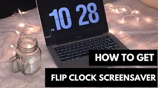 How to Get Flip Clock Screensaver Mac amp Windows [upl. by Anderer]