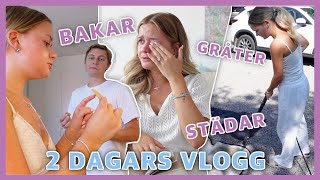 BAKAR GRÅTER amp STÄDAR  2dagars vlogg [upl. by Saffier]