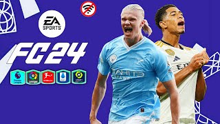 FIFA 14 MOBILE MOD EA SPORTS FC 24 ANDROID OFFLINE NEW KITS 202425 REAL FACES amp LATEST TRANSFERS [upl. by Adiasteb]