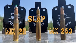 Spaced Armor Plates Vs 50 BMG SLAP [upl. by Ennaylime175]