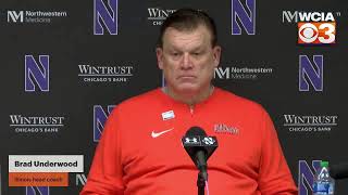 Illinois Basketball Postgame Press Conference after Northwestern loss [upl. by Neall360]