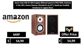 Auna Linie300SFWN Coppia diffusori passivi [upl. by Leuams675]