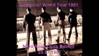 Kraftwerk  Live 25071981 at Nitro Rock Club Detroit US [upl. by Ennaitsirk]