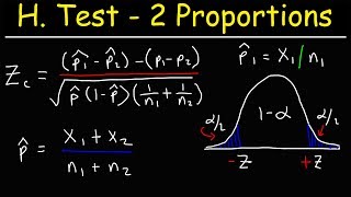 Hypothesis Testing With Two Proportions [upl. by Anehsuc]