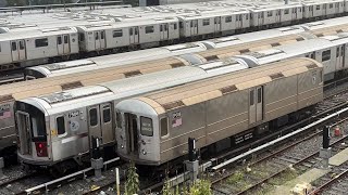 Corona Yard  MTA Casey Stengel Bus Depot Action  August 2024  NYCT [upl. by Nort823]