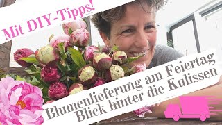 Blumenlieferung fürs Wochenende  Blick hinter die Kulissen mit DIYTipps zum selber machen Flowers [upl. by Akehsar172]