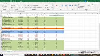 25 Excel 2019 ordina in base al colore delle celle [upl. by Niassuh]