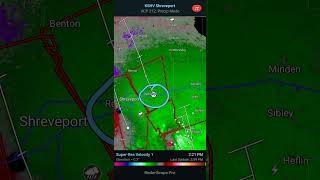 Tornado on the ground haughton Louisiana 3pm cst 7824 [upl. by Kired835]