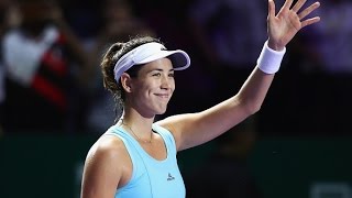 Garbiñe Muguruza vs Svetlana Kuznetsova  2016 WTA Finals Singapore Highlights [upl. by Lilak684]