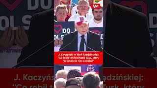 quotCo robił ten krzykacz Tuskquot Kaczyński uderza w Donalda Tuska shorts [upl. by Lurie417]