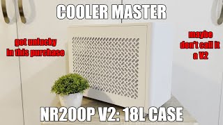 Cooler Master NR200P V2  An 1825L SFF ITX Build  Thermal benchmarks [upl. by Ettennat]