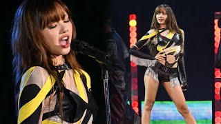 Lisa Appears Stunningly Performing Unreleased Song Moonlit Floor at the Global Citizen Festival [upl. by Aerdnat]