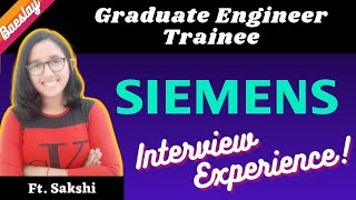 Siemens  Placement Interview Experience  2021  47 [upl. by Assinna10]