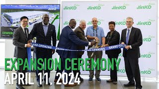 JinkoSolar Jacksonville Expansion Ceremony [upl. by Corron959]