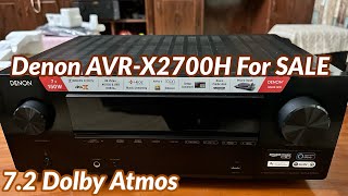 Low Budget DEMO PIECE  Denon AVRX2700H 72 Dolby Atmos AVReceiver For Sale 9842019877 [upl. by Nauquf]