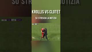 Krollis Vs Clotet Triestina KrollisClotet Krollis Clotet Striscialanotizia football soccer [upl. by Arriaet122]