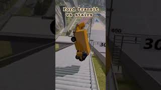 Ford Transit Vs Stairs shorts [upl. by Odnumyer]