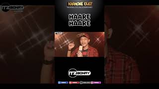 Haare Haare Karaoke Duet India smule coversong parodilaguindia karaoke karaokeindia shorts [upl. by Enylcaj578]