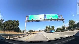 Drive Covina to Rancho Cucamonga  California Highways 10 57 210 [upl. by Adyl]