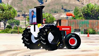 Nishu Deshwal Swaraj 855 Tractor game  indian tractor wala game New game  GTA v indian tractor [upl. by Submuloc]