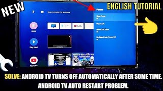 Android TV Turns Off Automatically After Some Time  Android TV Restarting Automatically Fixed [upl. by Netsyrc559]