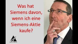 Was hat Siemens davon wenn ich eine SiemensAktie kaufeLeben von Dividendenwwwaktienerfahrende [upl. by Anertac744]