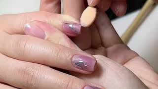 Immersive manicure｜Natural Fade nailart naildesign nails [upl. by Seyah]