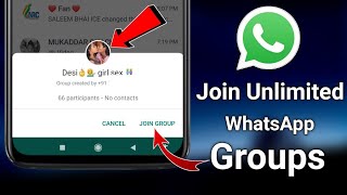 How to join unlimited whatsapp groups  kisi ke whatsapp group me kaise join kare  HindiUrdu 2019 [upl. by Brainard2]