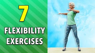 7 SENIOR FLEXIBILITY EXERCISES  HOME WORKOUT [upl. by Atiuqes]