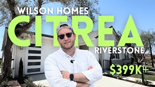 Citrea by Wilson Riverstone Detailed TOUR 1482 1612 1782 Floorplans Gated Community [upl. by Hildy]