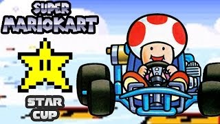 Super Mario Kart SNES Star Cup 100cc Race to Mario Kart 8 Marathon [upl. by Moersch843]