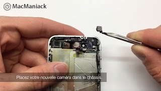 Comment remplacer la caméra avantfrontale sur un iPhone 4  Tutoriel complet [upl. by Nanji]