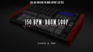 150 BPM Drum Loop  Hard Hip Hop Trap Drum  Sakai  Nr 10 [upl. by Nerreg]