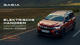 Dacia Jogger Elektrische handrem gebruiken  NL [upl. by Nnylhsa]