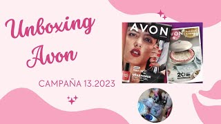 Unboxing de AVON  Campaña 13  Un poco tarde 😊 [upl. by Capello]