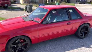 1991 Foxbody Mustang 50 Notchback for sale [upl. by Lapointe]