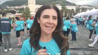 Fitwalking for AIL successo per la camminata solidale a Salerno [upl. by Theo]